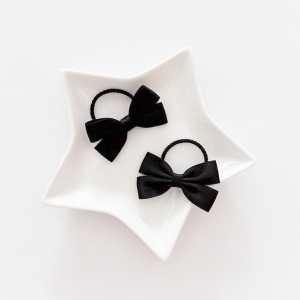 Girl Hair Tie Bow School Pair (GPT9612)